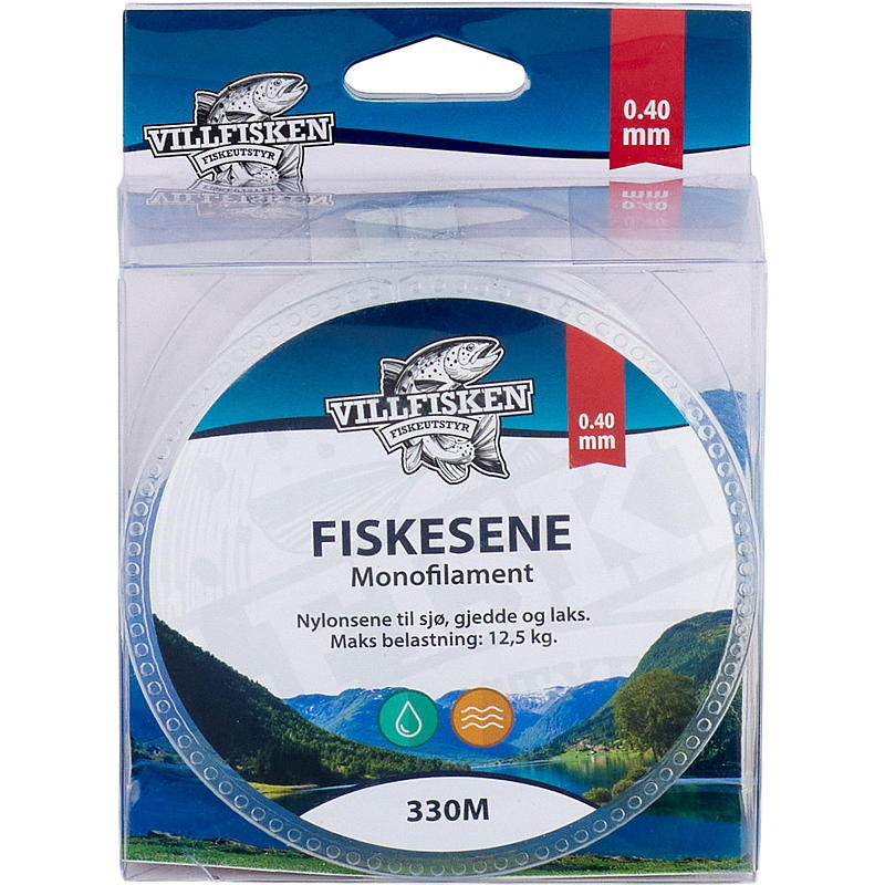 Villfisken Fiskesene mono 0,40 mm, 330 m, Villfisken