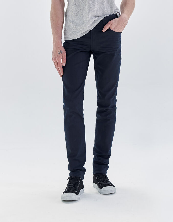Jean SLIM marine Denim Homme