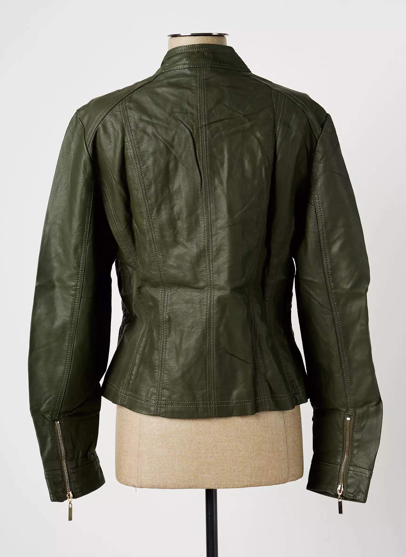 Multiples Vestesimilicuir Femme couleur vert