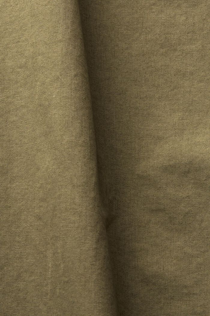 Kurzer zweireihiger Trenchcoat