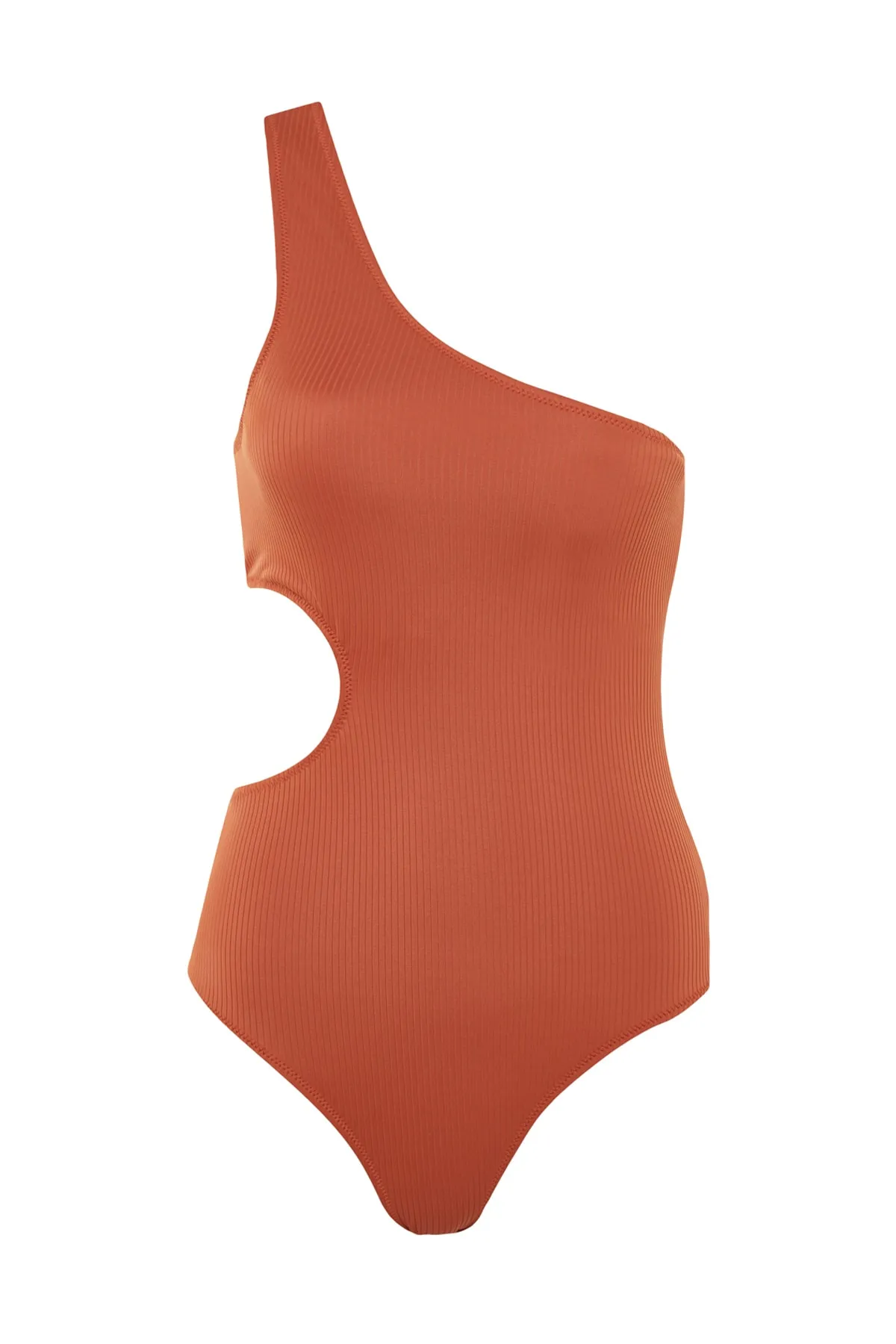 Trendyol Collection  Badeanzug - Braun - Unifarben
