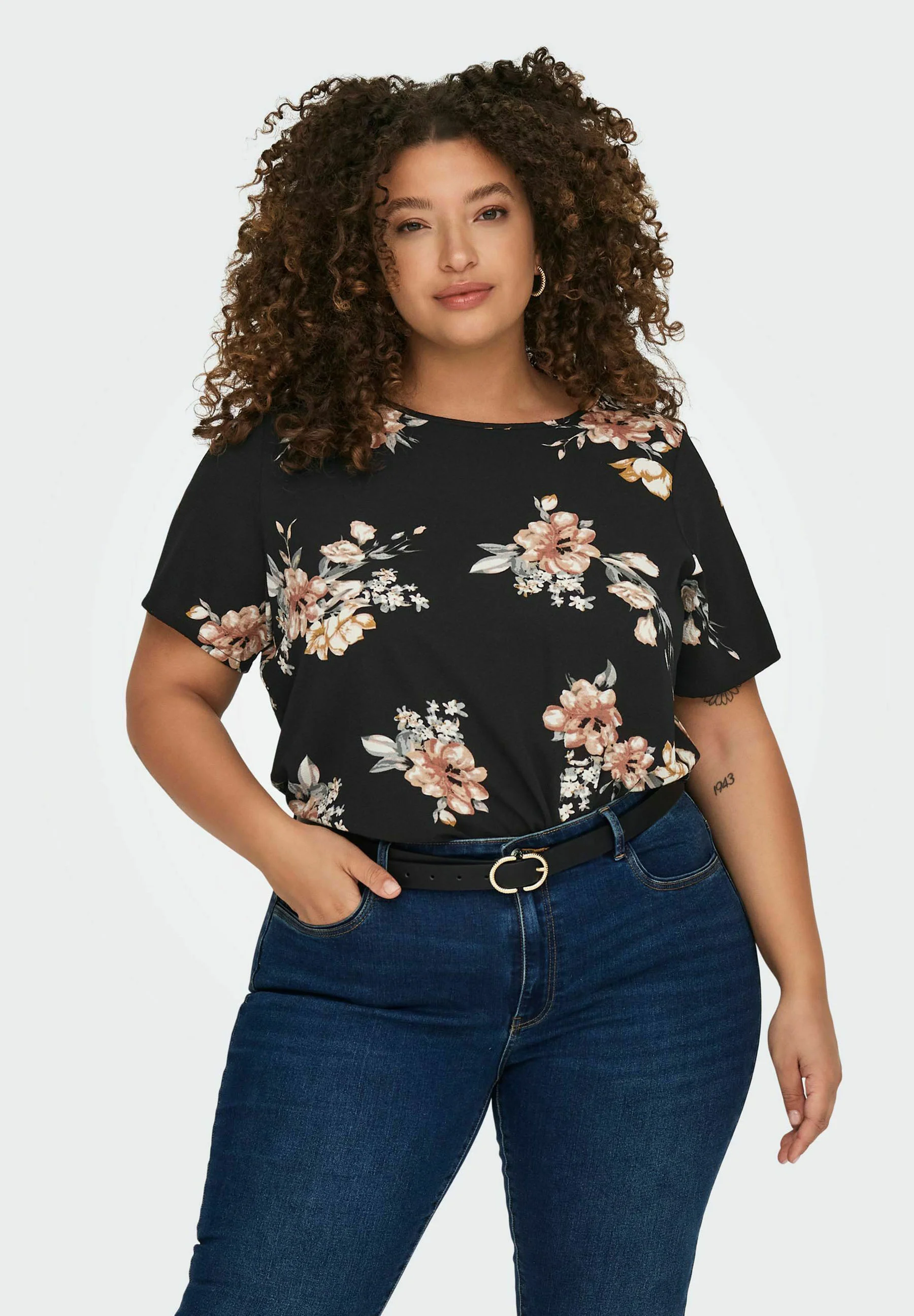 ONLY Carmakoma CARVICA LIFE - Camiseta con estampado