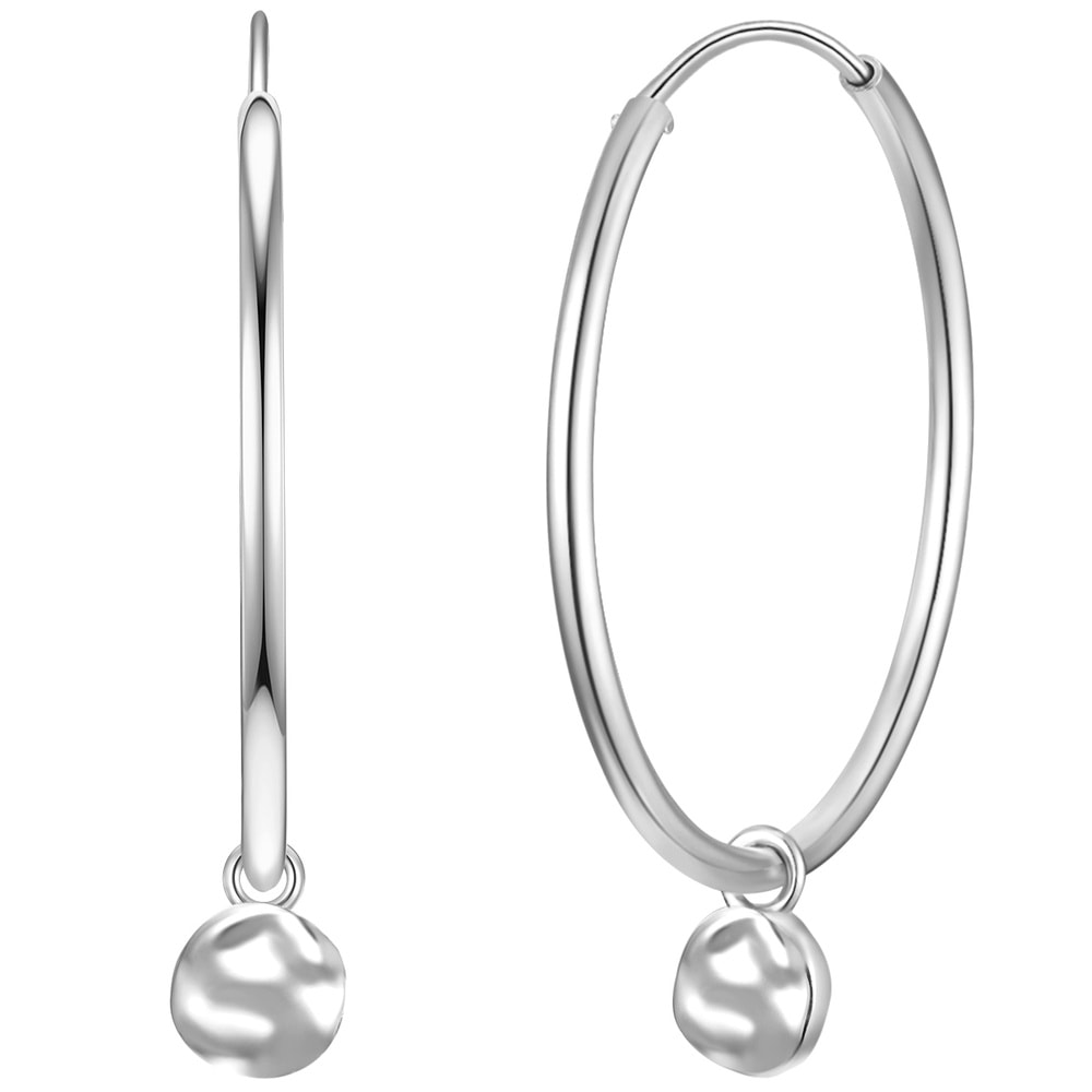 Glanzstücke München Créoles en argent Cercle Argent sterling en Argent Boucles d'oreilles