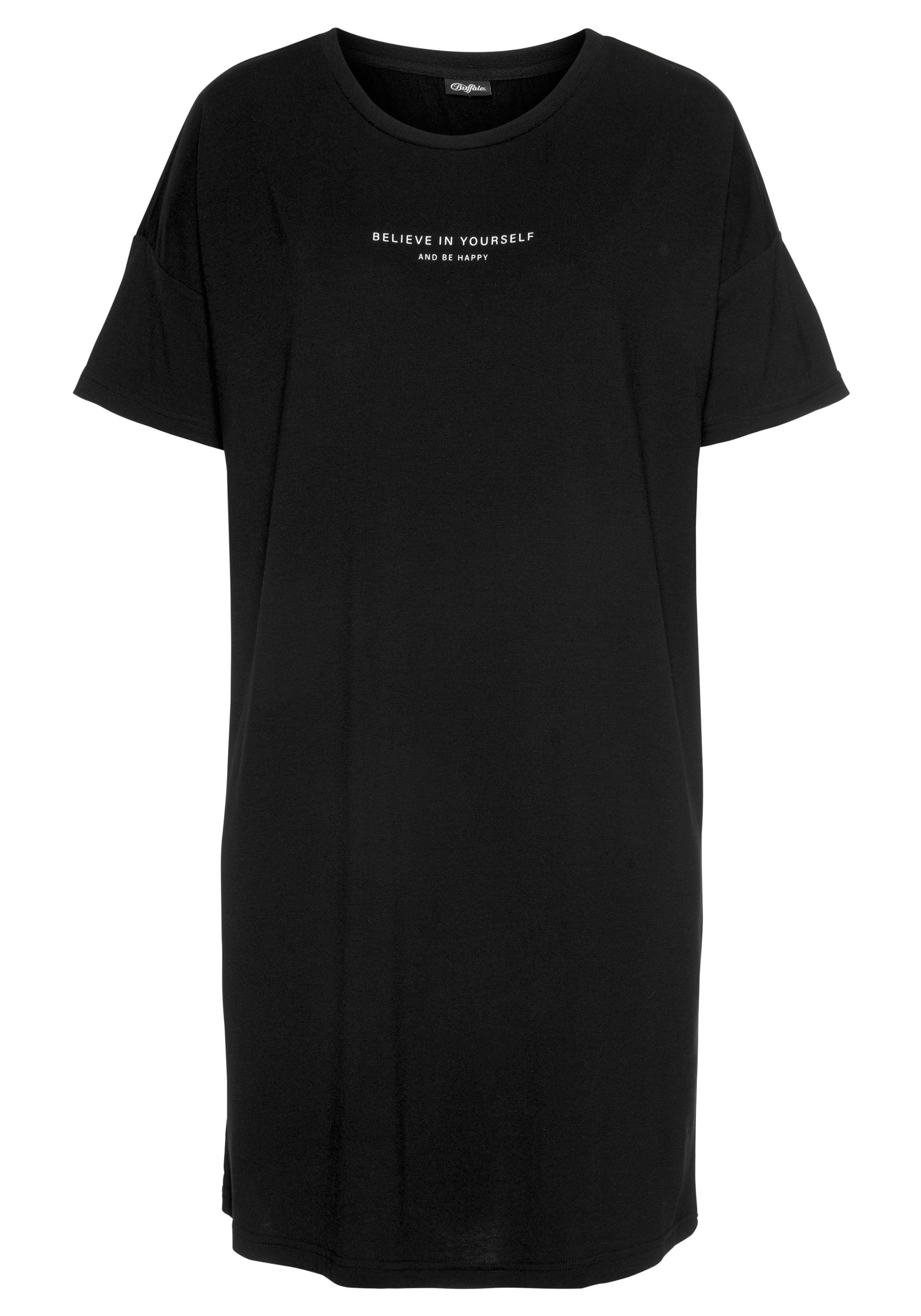Buffalo Nachthemd mit Statement-Print