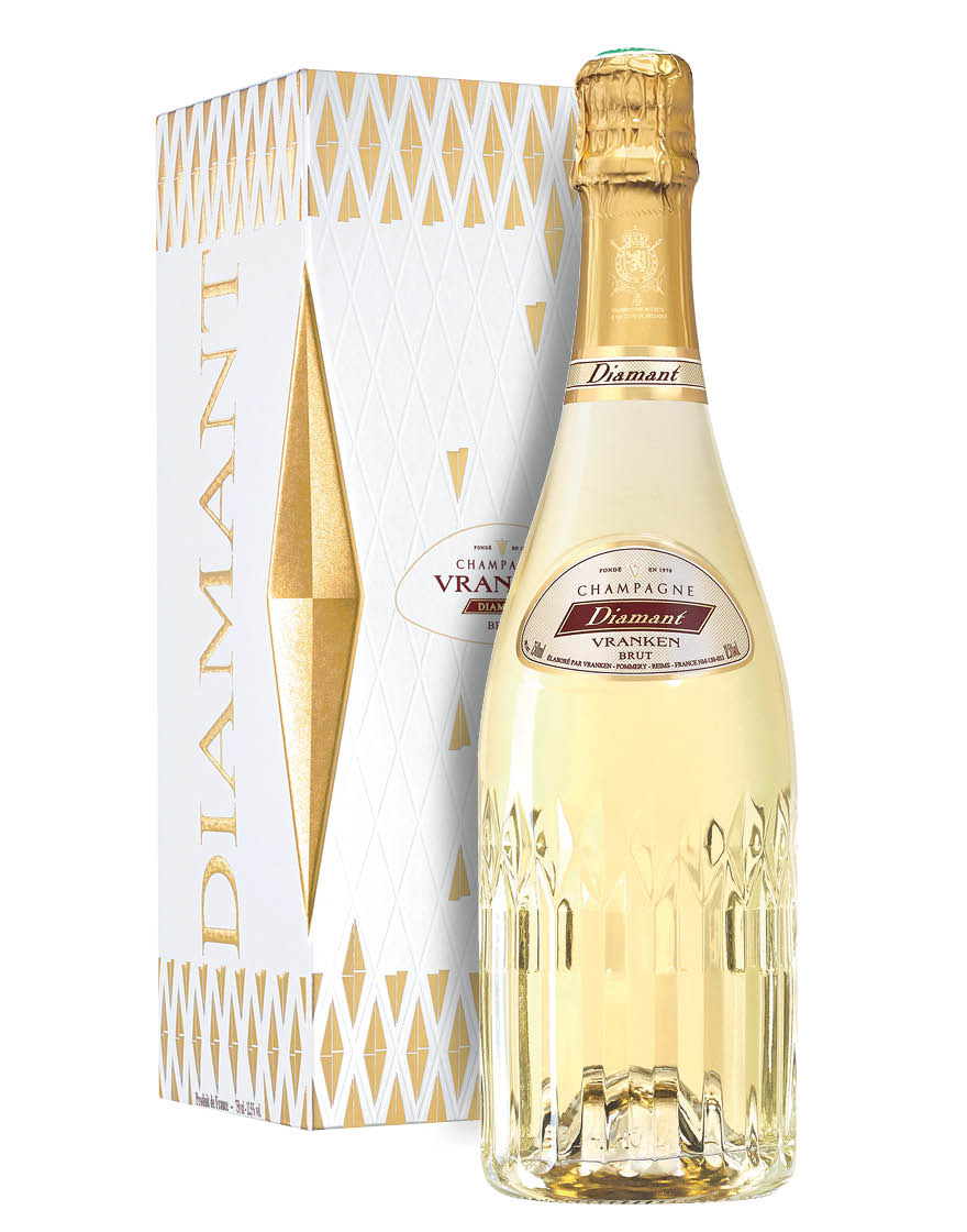 Champagne AOC Brut Cuvée Diamant Vranken 0,75 ℓ, En Étui