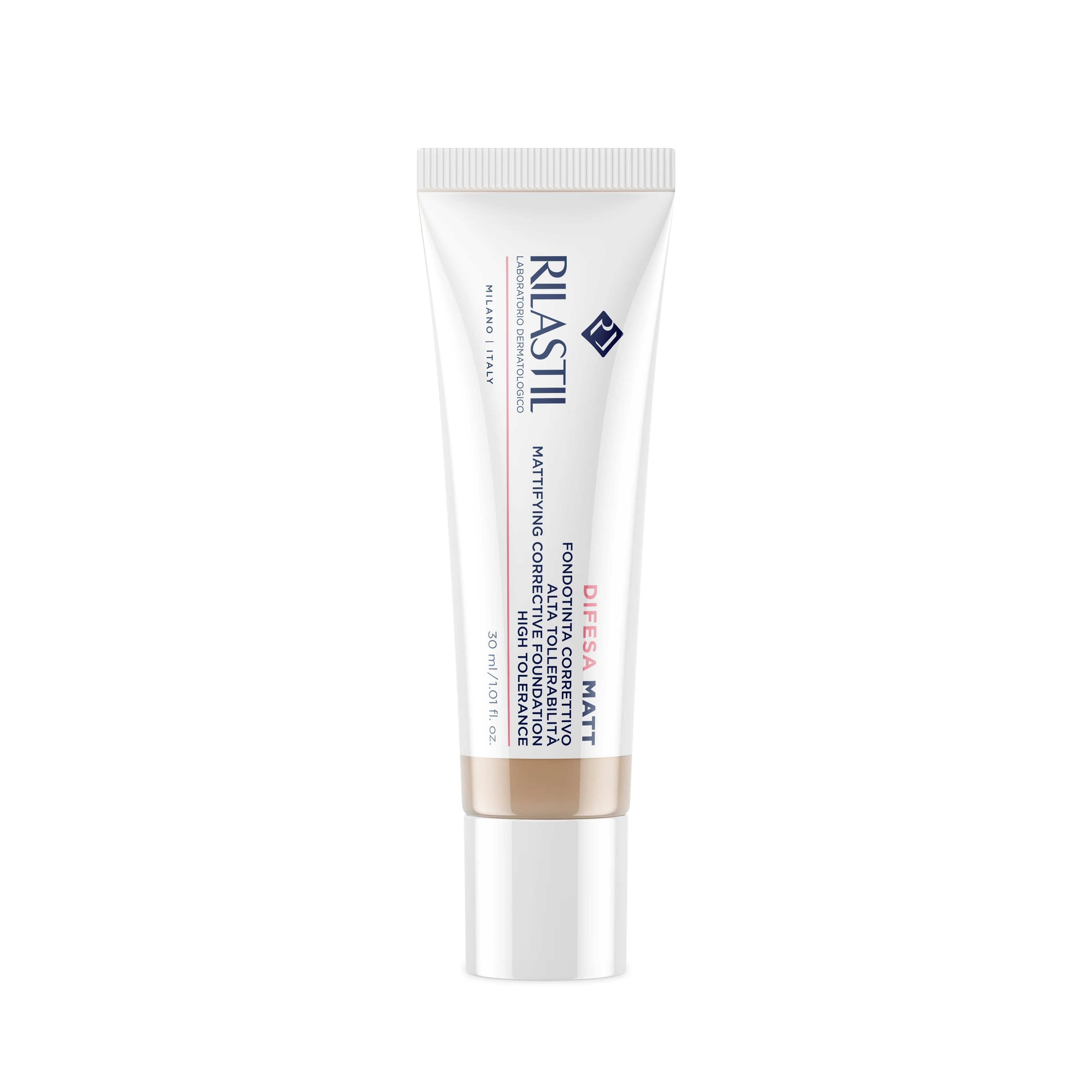 Base de maquillaje correctora mate Defense Make Up - Base líquida
