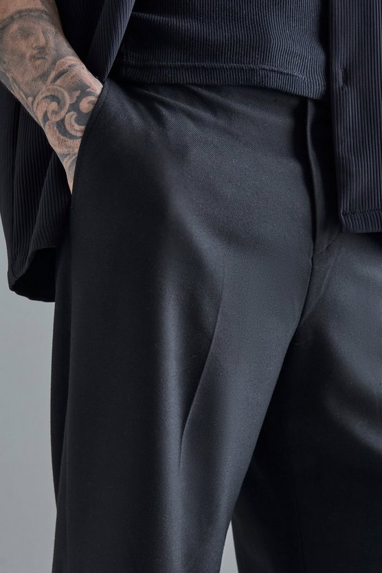 Tall gerade Hose mit Seitenstreifen