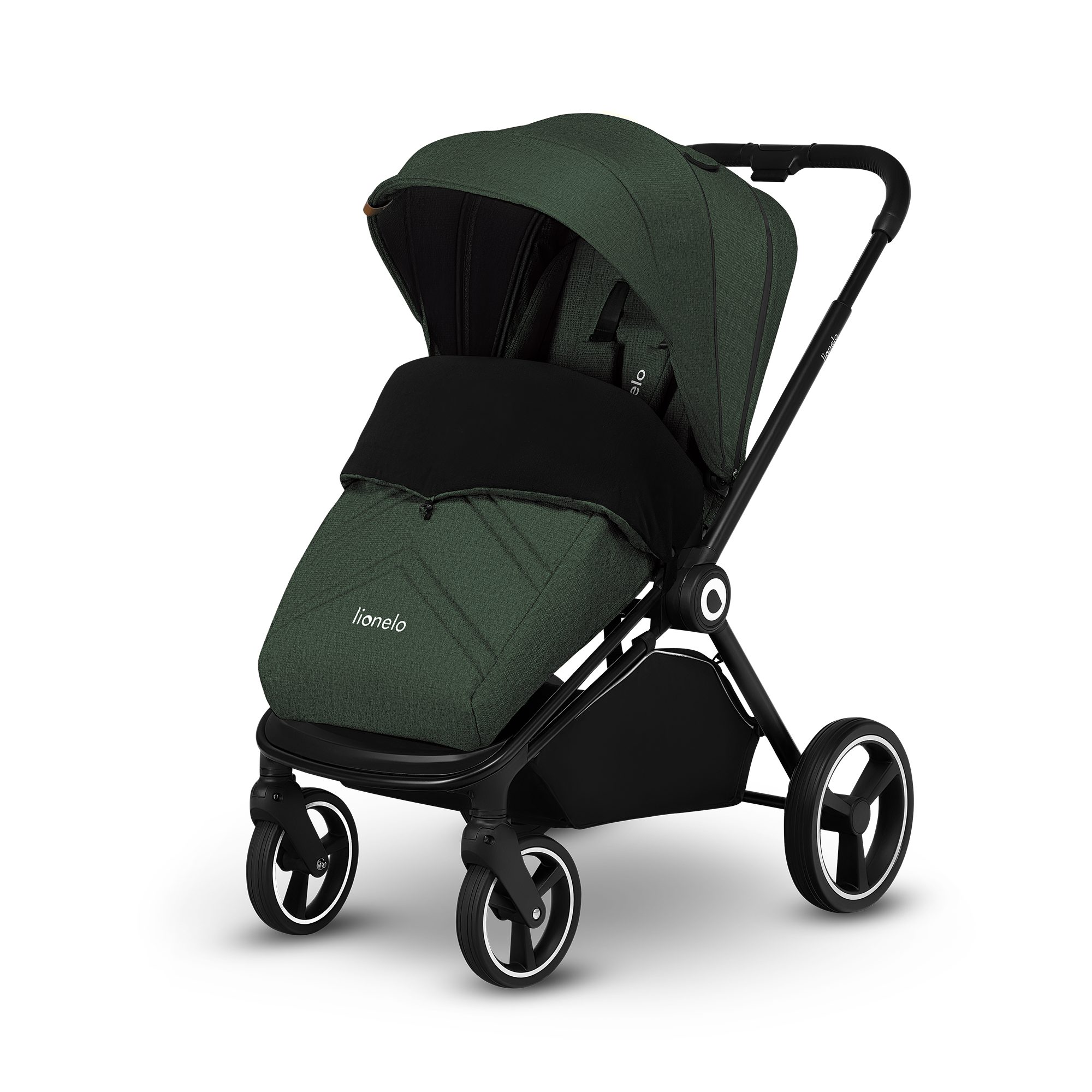 lionelo Kombi-Kinderwagen LO-MIKA 3in1, UPF 50+ MatratzeRegenschutzXXL 0 bis 22kg