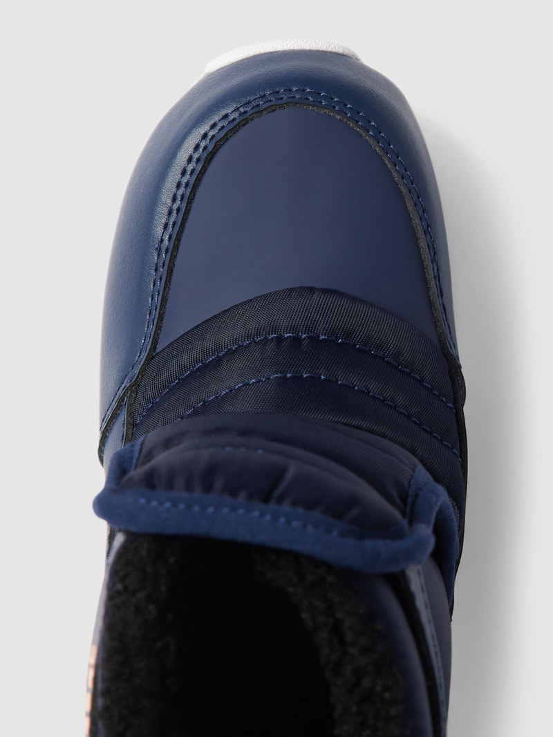 Stiefel mit Teddyfutter Modell 'NIEVE' in marineblau