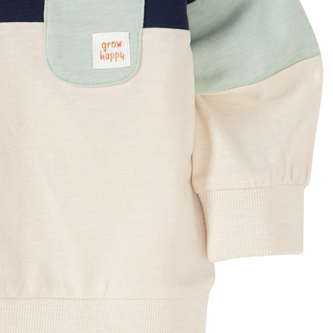 Baby Langarmshirt mit Farbteilern