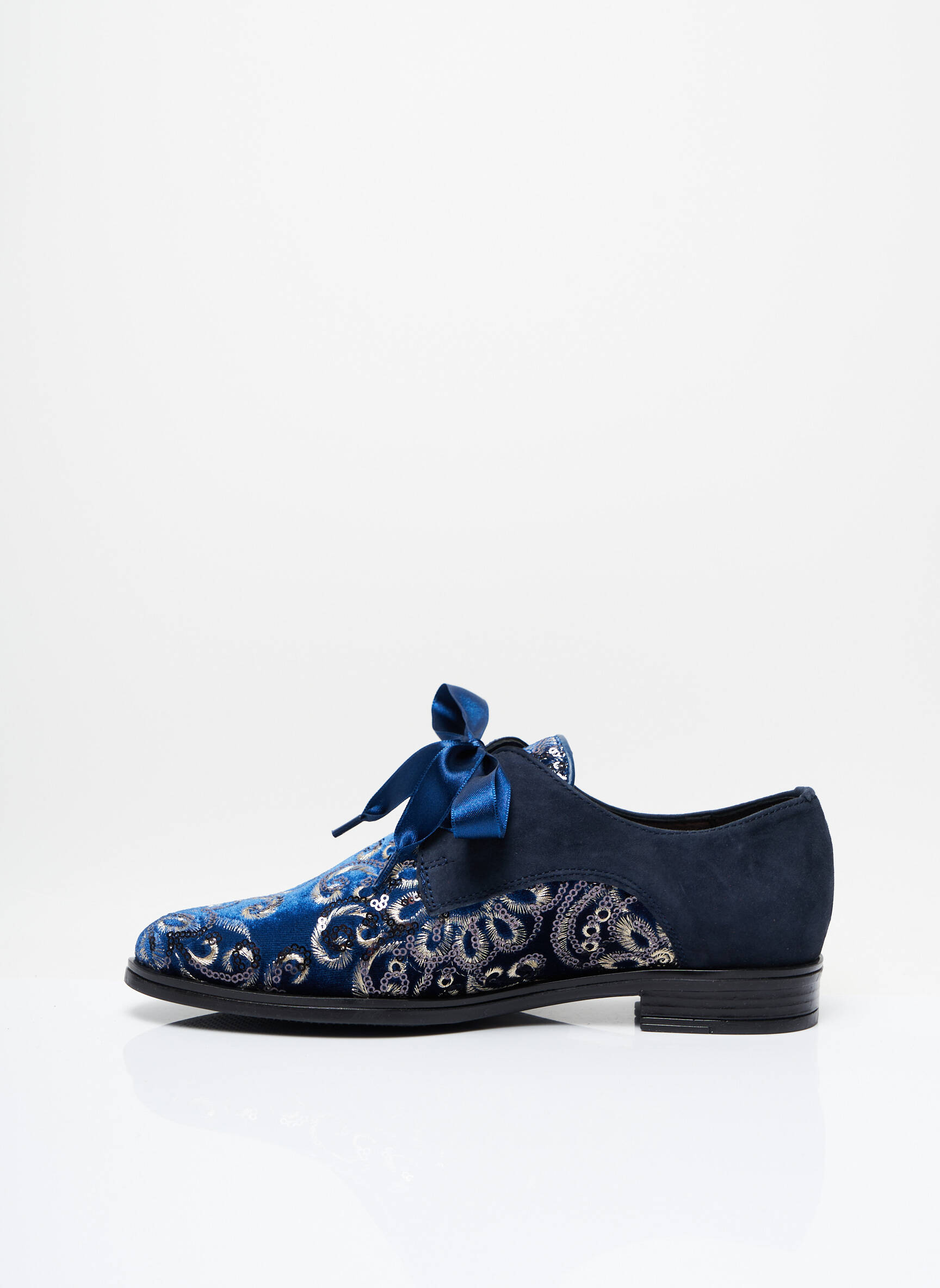 Smann Derby Femme couleur bleu