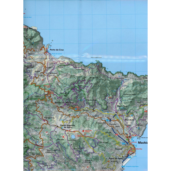 KuF Madeira Outdoorkarte 1 : 40 000 - Wanderkarte