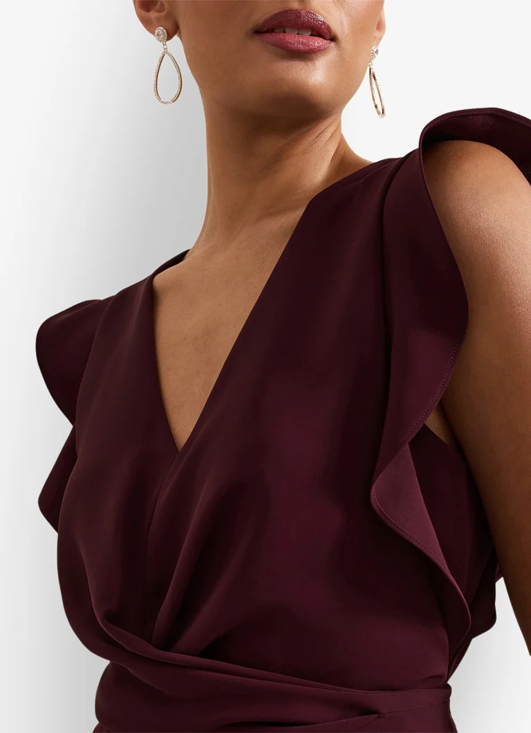 Phase Eight Ayla Jumpsuit wide fit jumpsuit with butterfly sleeves