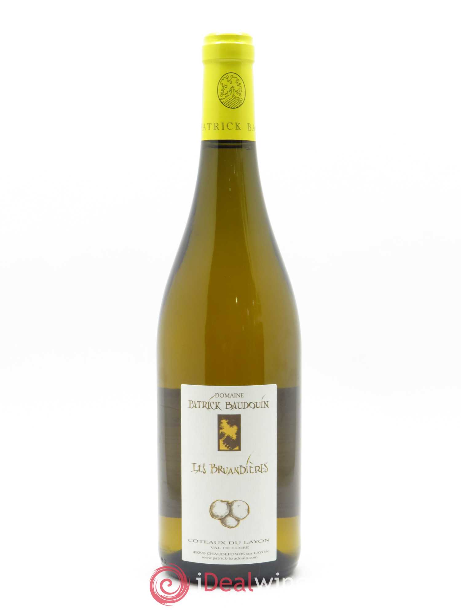 Coteaux du Layon Les Bruandières Patrick Baudouin  2018 - Lot de 1 Bouteille