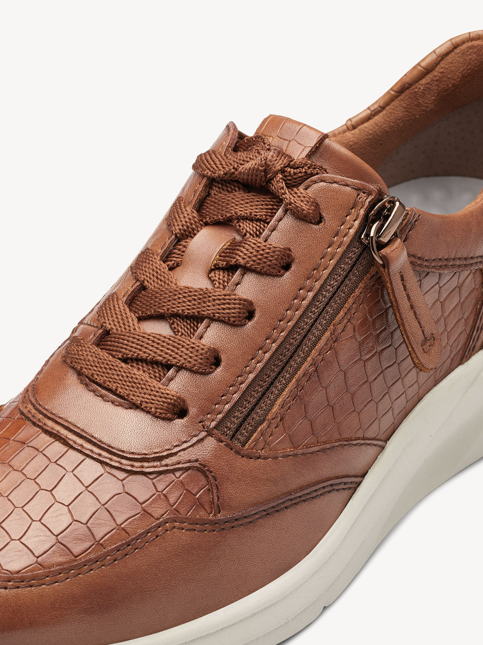 Basket en cuir - marron
