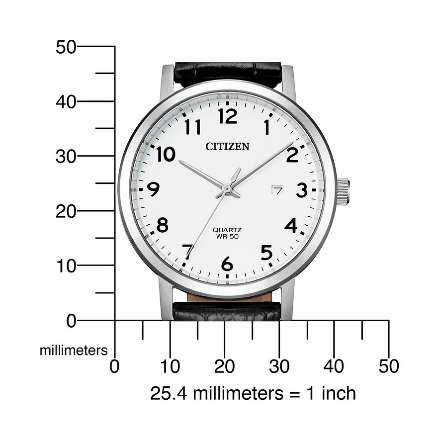 Citizen Herrenuhr Leder Sport Quartz