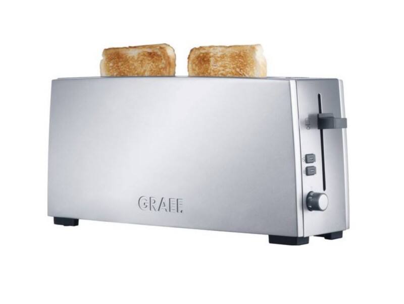 GRAEF Toaster Silber Edelstahl, Alimunium 888 W TO90