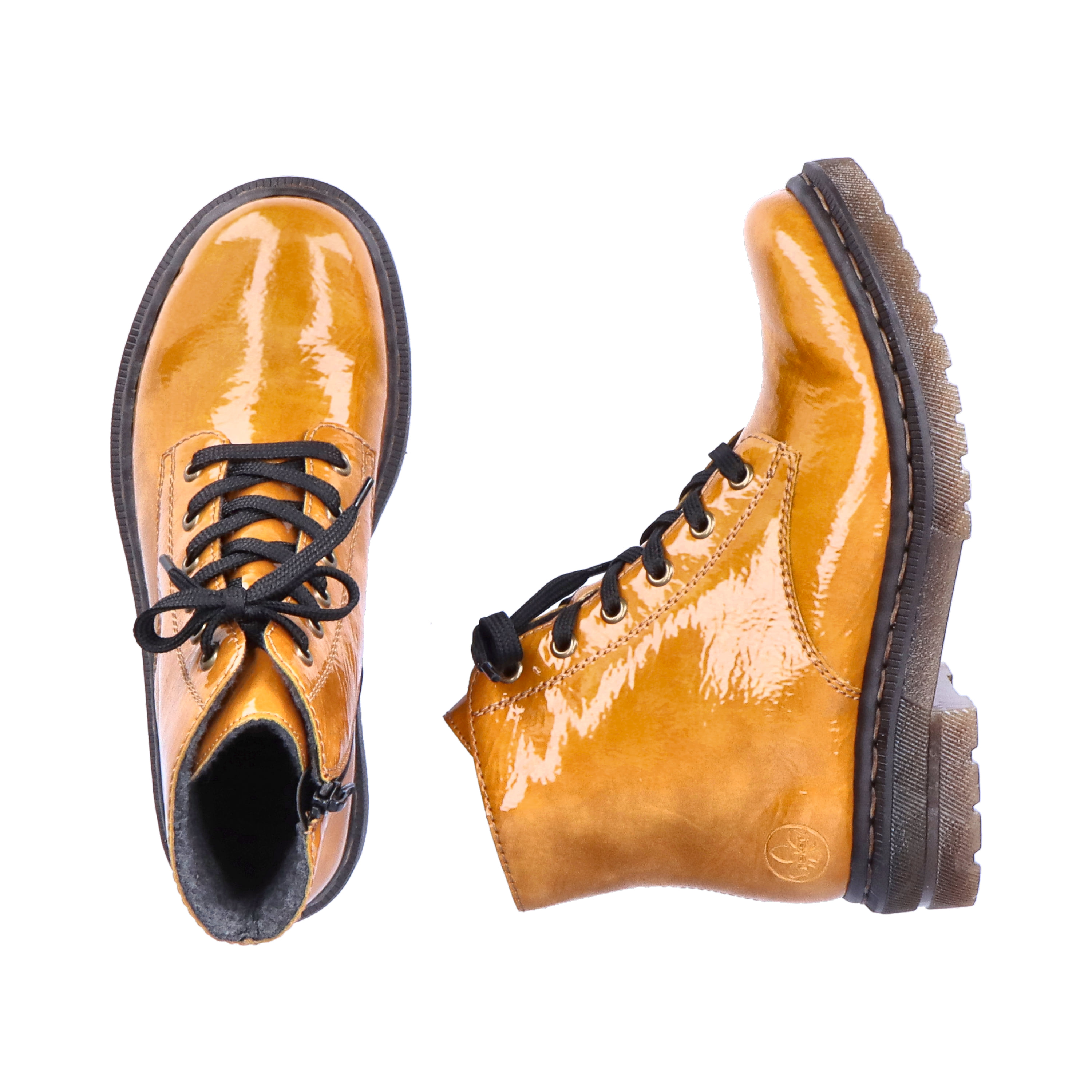 Rieker Damen Biker Boots honiggelb