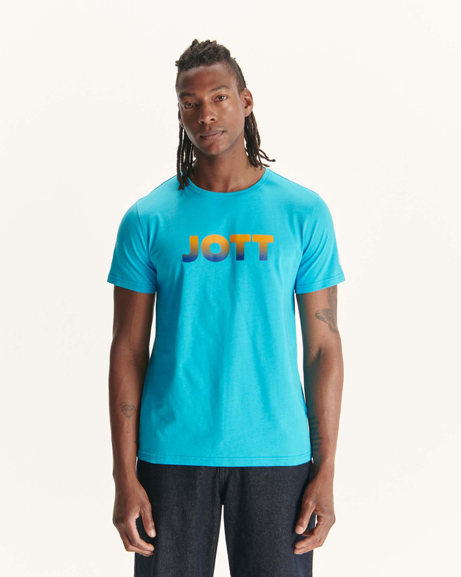 T-shirt en coton biologique Bleu ciel Pietro