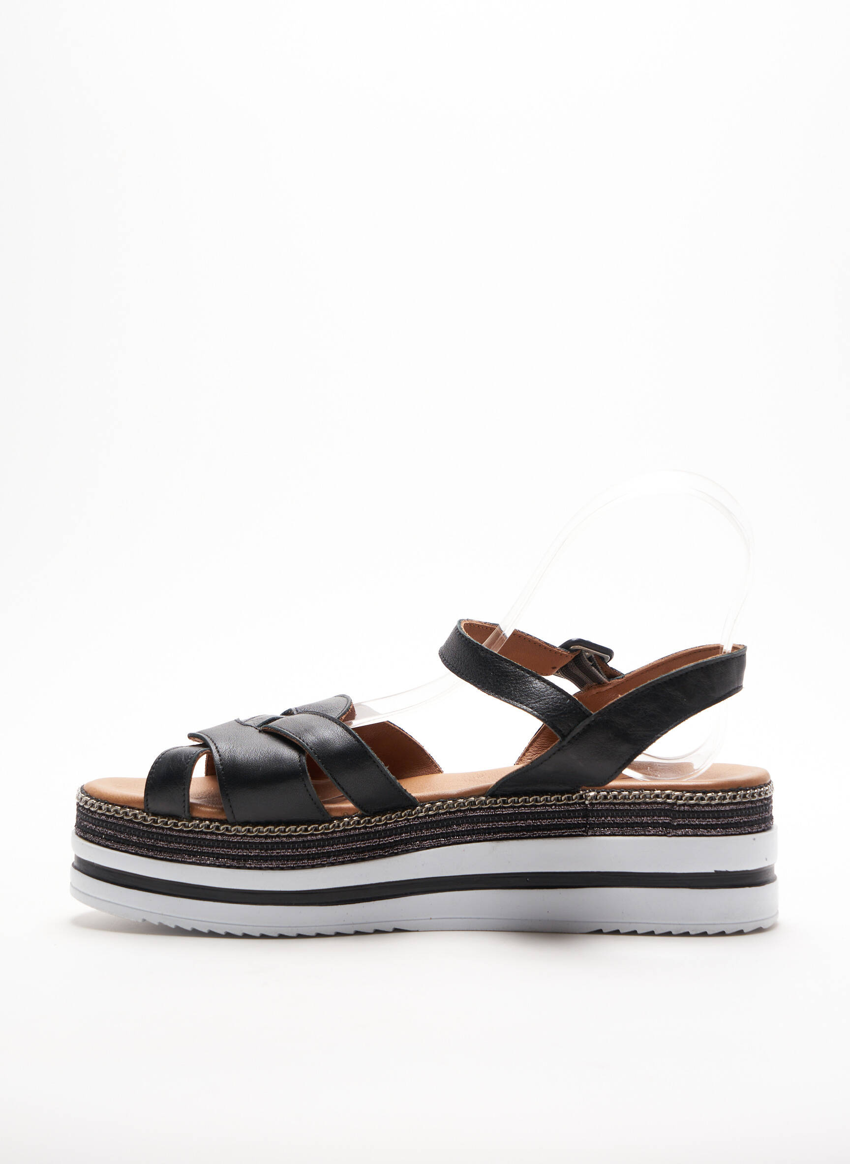 Lune L Autre Sandales Nu Pieds Femme couleur noir