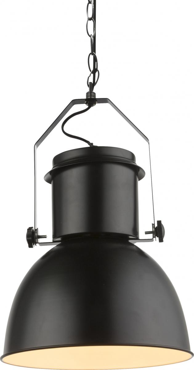 Globo Lighting - KUTUM - Hängeleuchte Metall schwarz matt, 1x E27