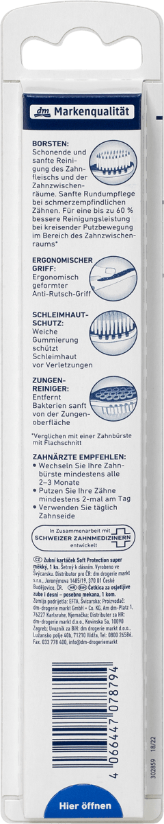 Zahnbürste Soft Protection super soft, 1 St