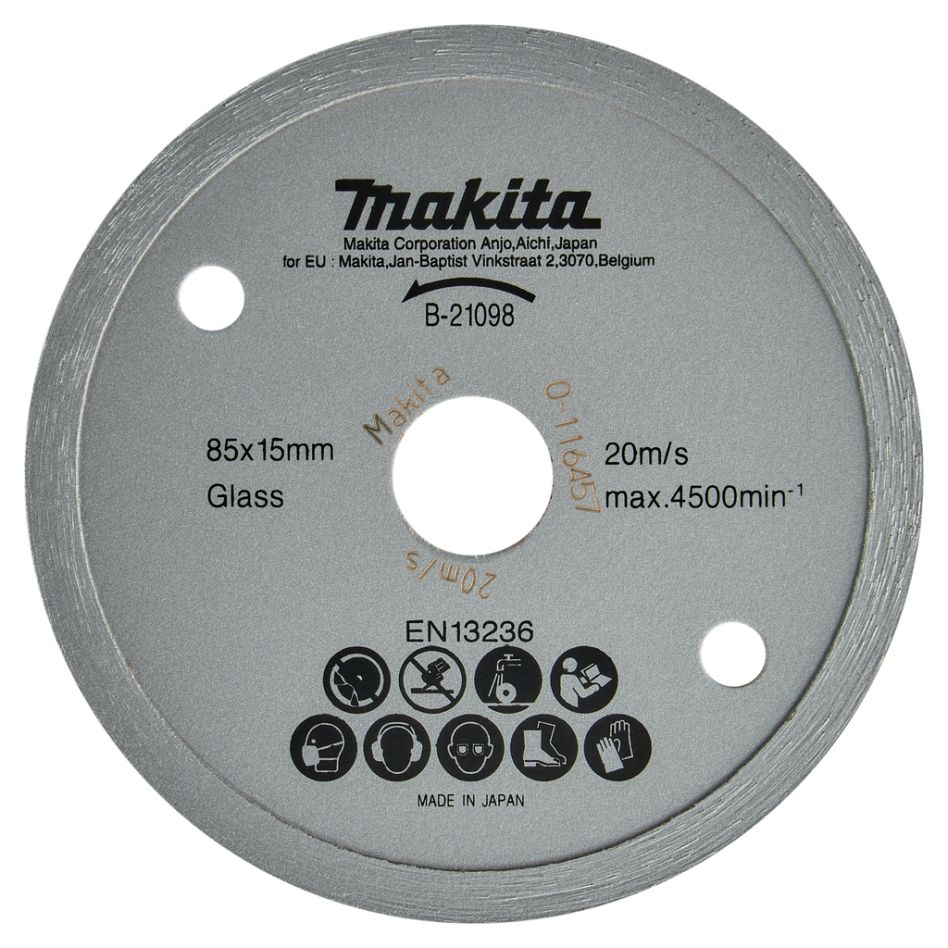 Makita Accessories B-21098 Tarcza diamentowa 85x15x1,8 gls/mar