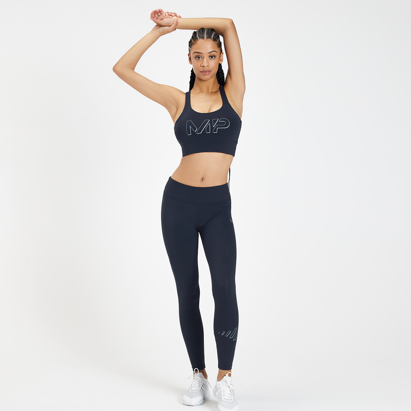 Brassière d’entraînement MP Infinity Mark pour femmes – Bleu pétrole