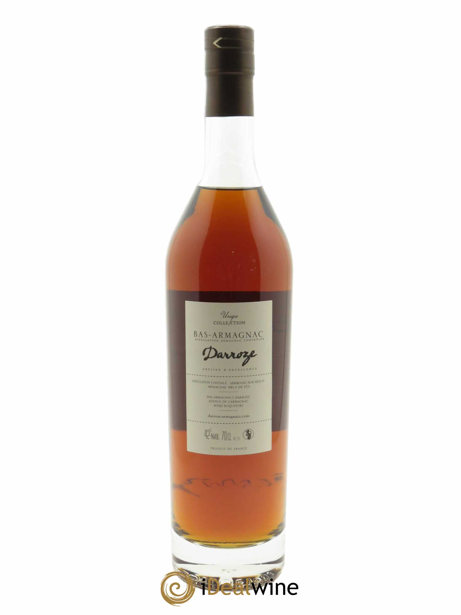 Bas-Armagnac Château de Gaube 42.5° Darroze  1962 - Lot de 1 Bouteille