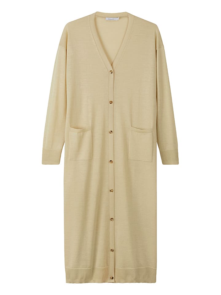 Hessnatur Wollcardigan in Gelb günstig kaufen