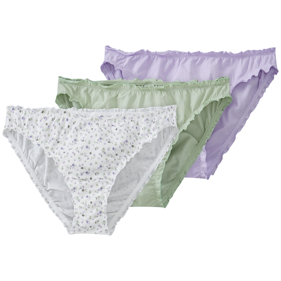 3 Damen Slips in verschiedenen Farben