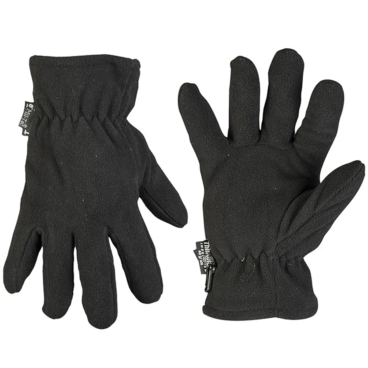 Fleece-Fingerhandschuhe Thinsulate schwarz
