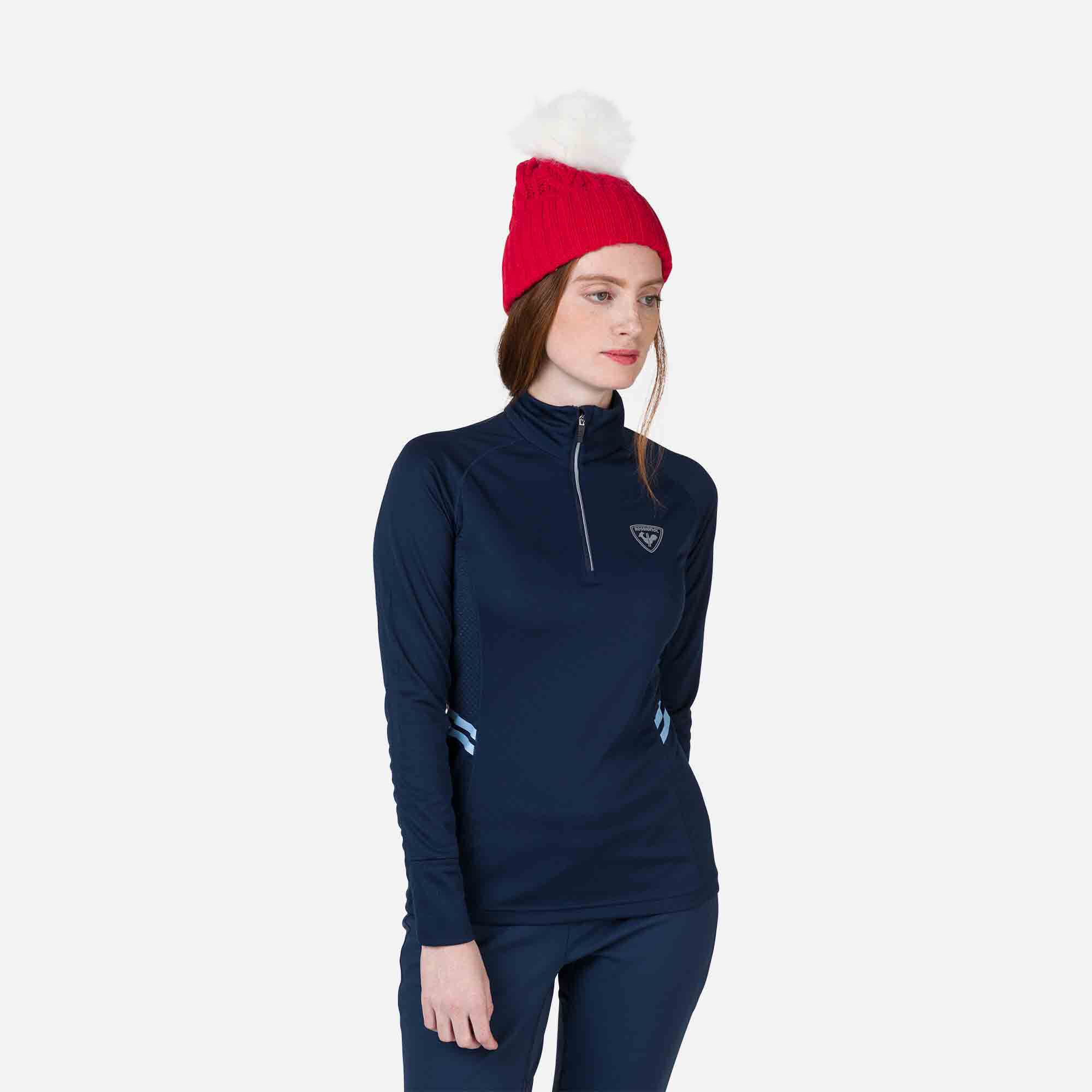 Première couche demi-zip Poursuite femme