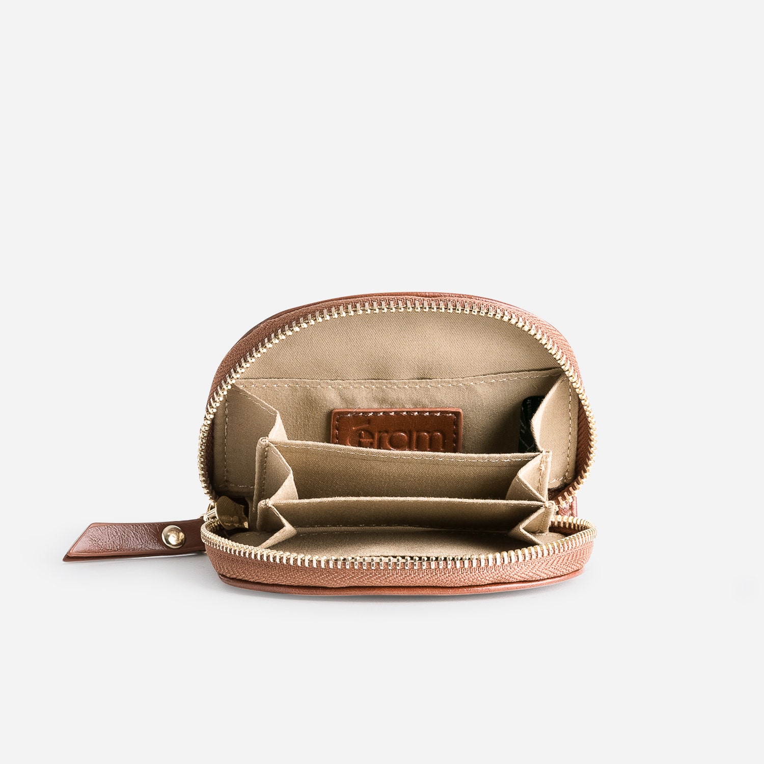 Porte-monnaie camel