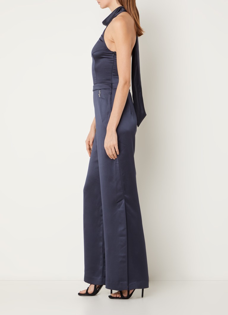 HUGO BOSS Ketania wide fit jumpsuit in satin