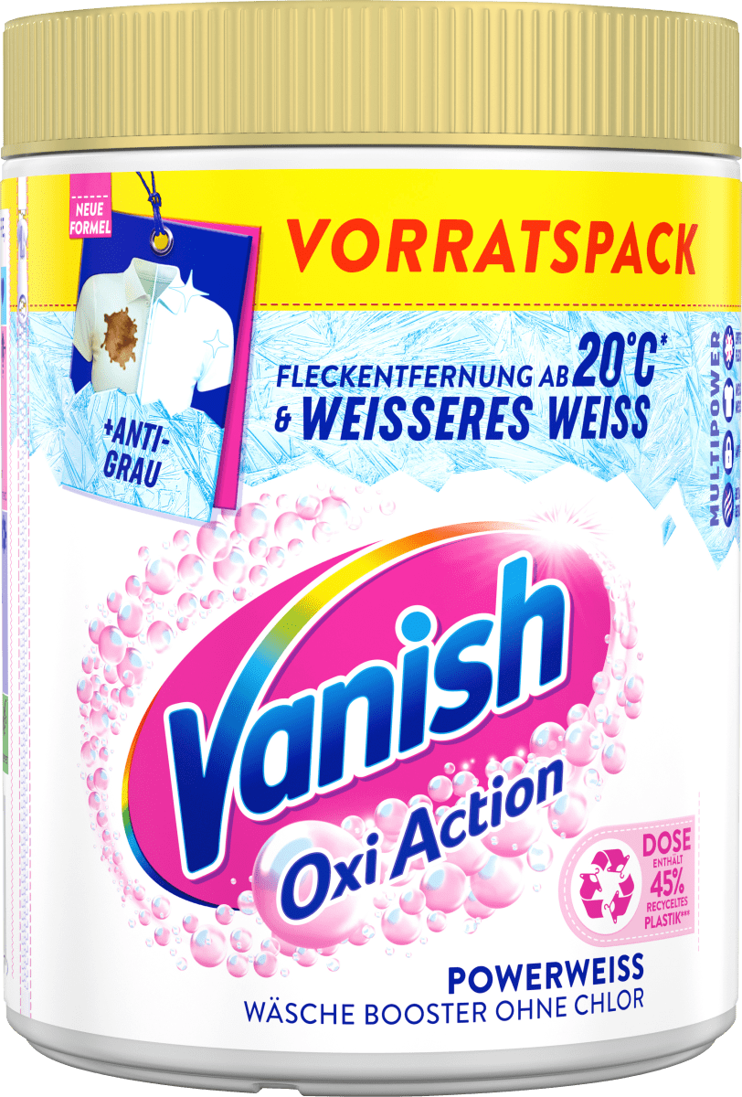 Fleckenentferner Pulver Oxi Action Weiß, 880 g