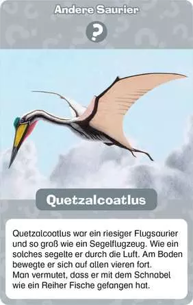 Wieso? Weshalb? Warum? Dinosaurier Quartett - Reisespiel ab 4 Jahren