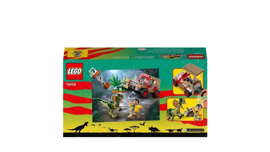 LEGO Jurassic Park 76958 Hinterhalt des Dilophosaurus