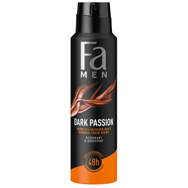 Fa Men Dark Passion deodorantti ja vartalosaippua 150ml