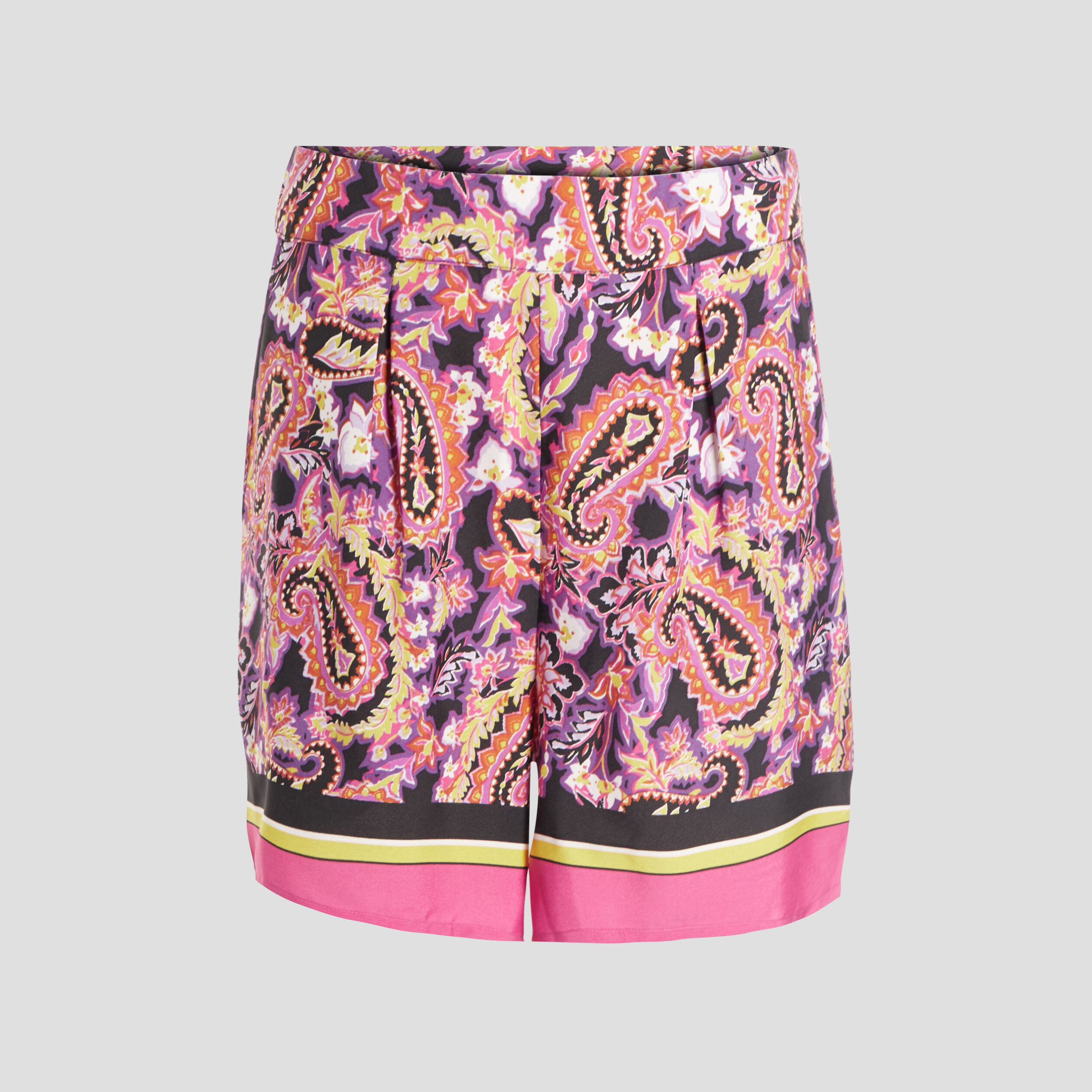 Short droit taille haute noir femme | La Halle