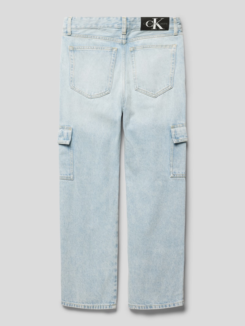 Modern Fit Jeans aus Baumwolle in blau