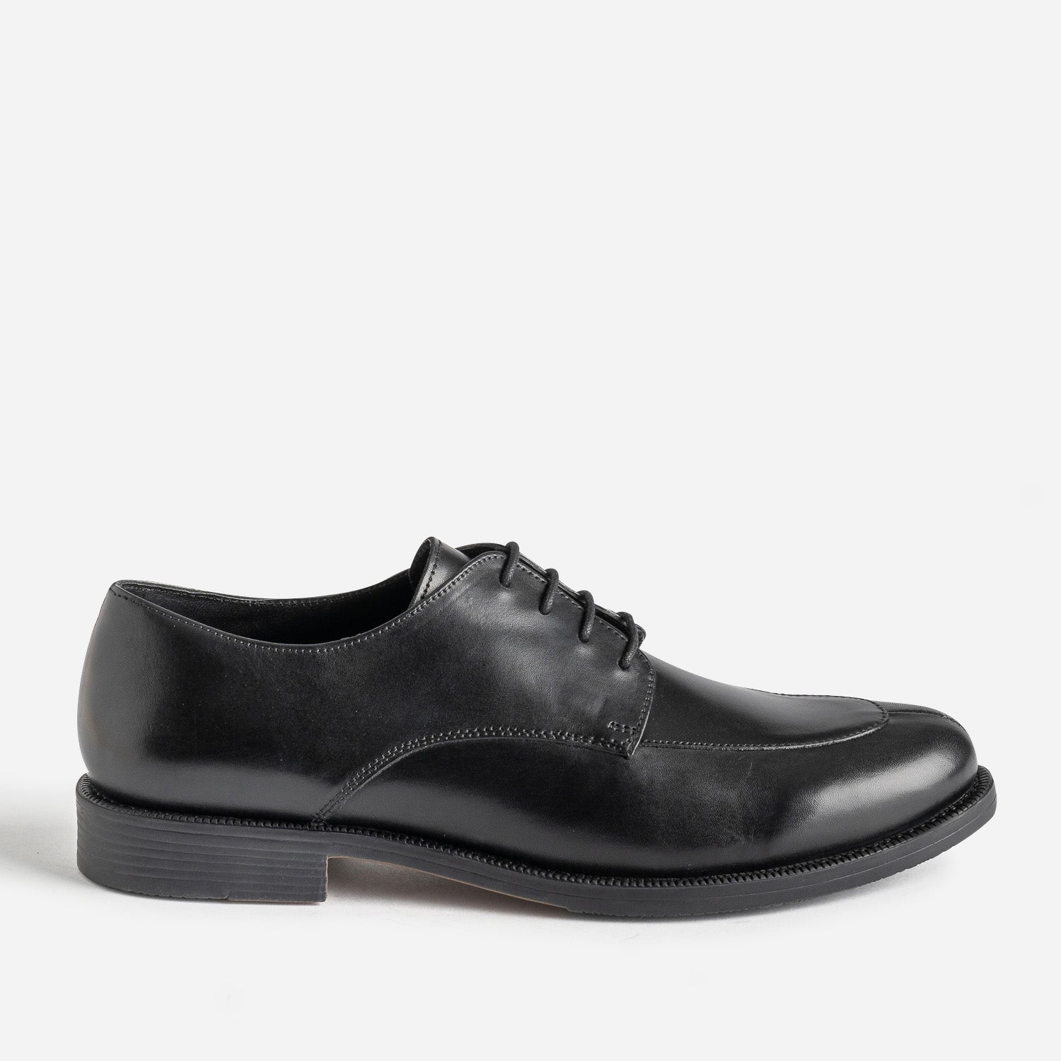 Derby noir cuir