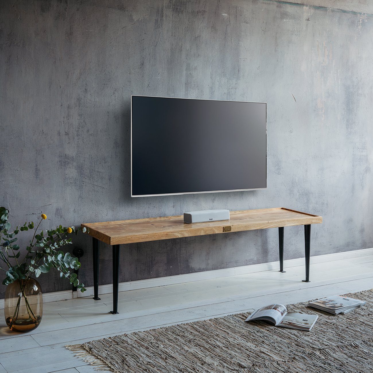 Teufel CINEBAR ONE Soundbar (HDMI, Bluetooth, 60 W, Integrierte USB-Soundkarte)