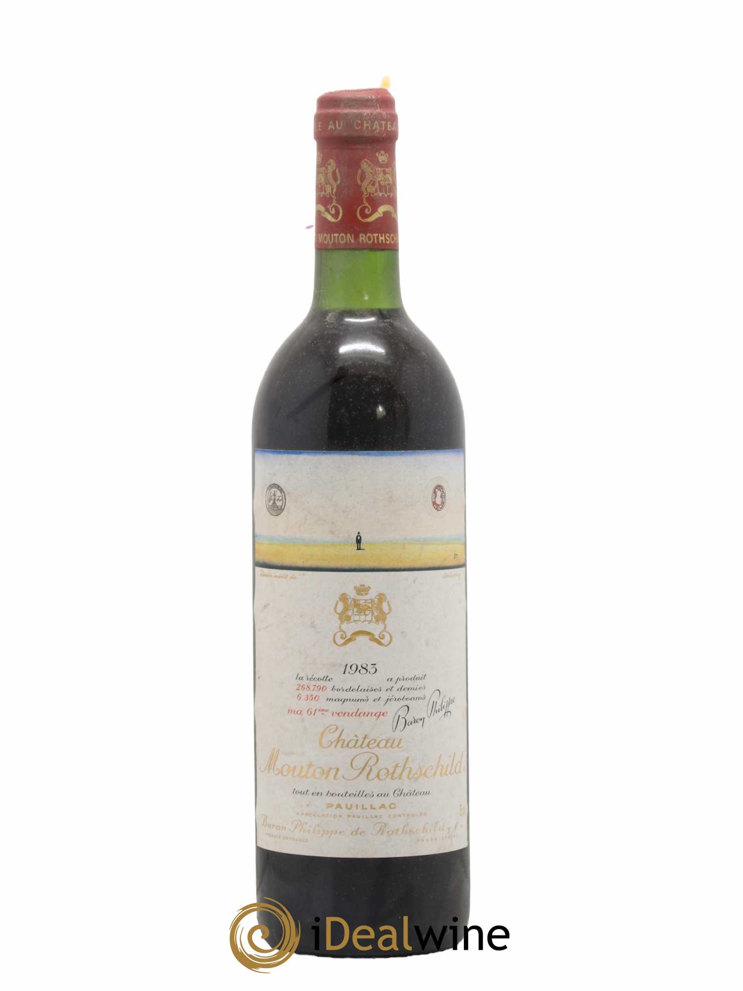 Château Mouton Rothschild 1er Grand Cru Classé  1983 - Lot de 1 Bouteille