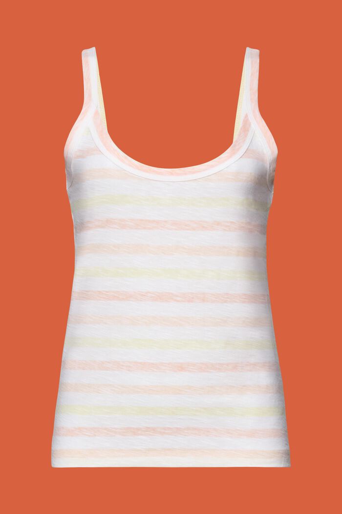 Gestreiftes Tanktop, 100 % Baumwolle