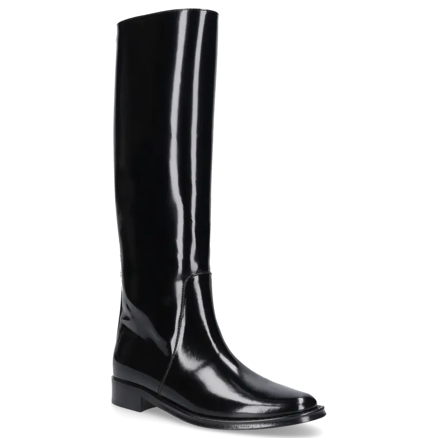 Saint Laurent - Stiefel Schwarz HUNT Kalbsleder - schwarz