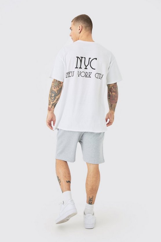 Oversize T-Shirt mit New York City Print