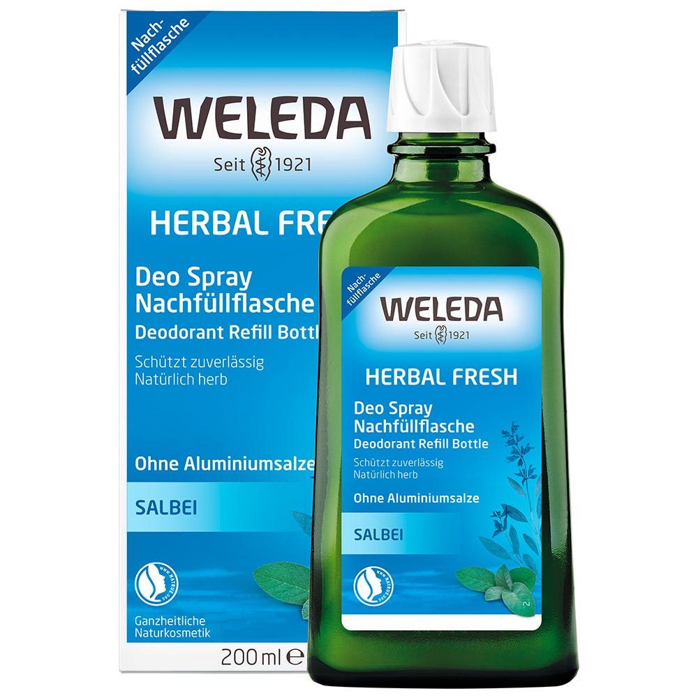 Weleda Herbal Fresh Deo Spray Nachfüllflasche 200 ml