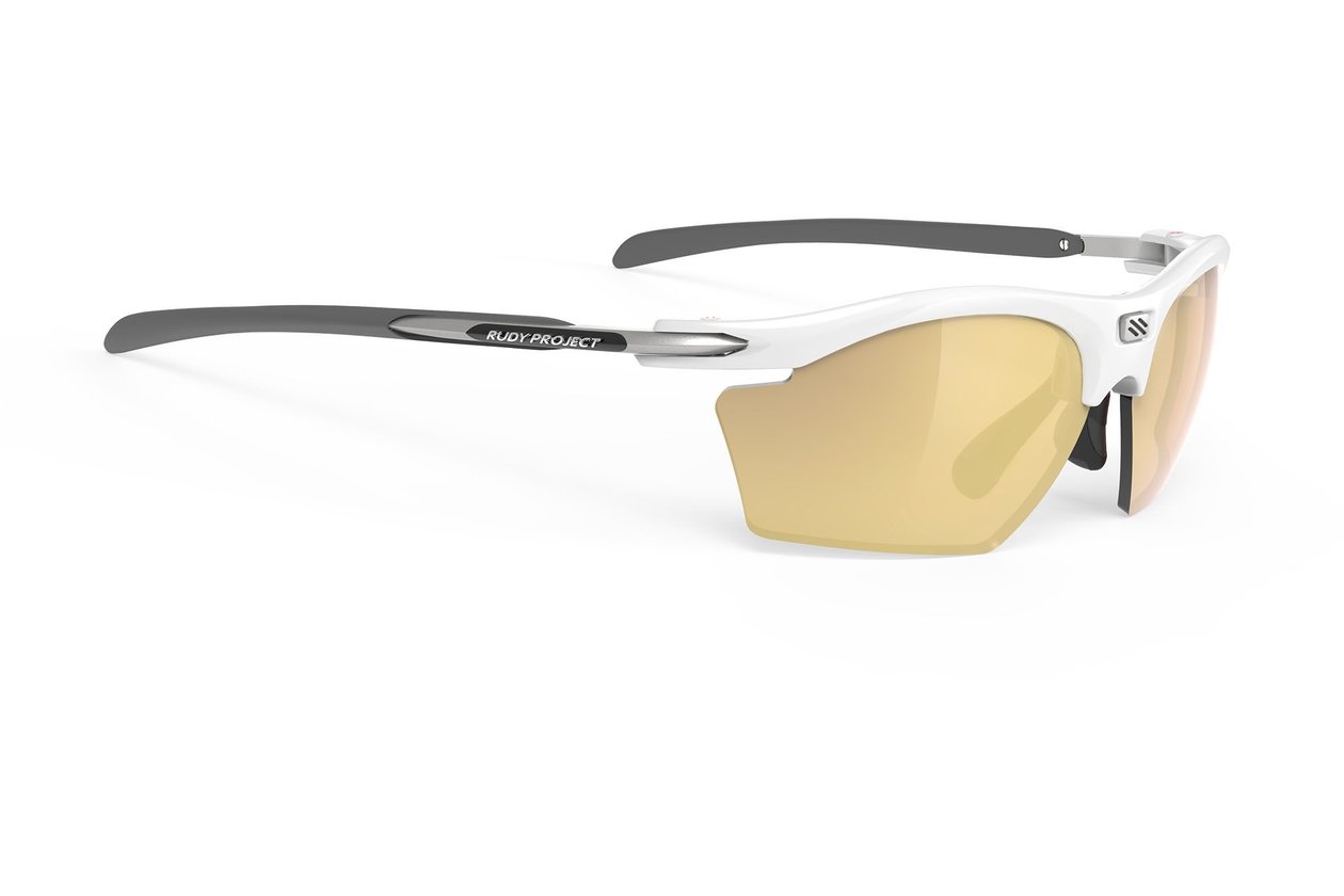 Rudy Project Rydon Slim White Gloss / Multilaser Gold