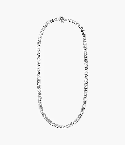 Fossil Kette Heritage Anchor Chains Edelstahl